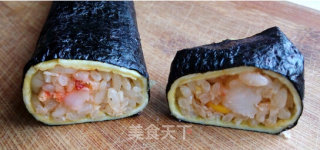 Omurice Sushi Roll recipe