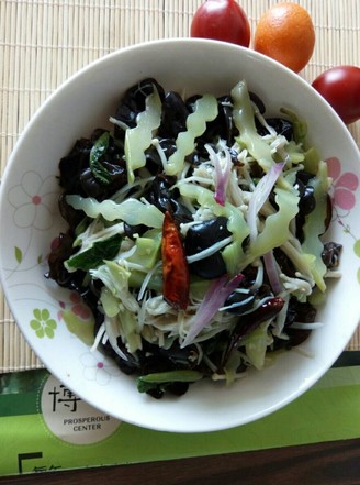 Fungus Enoki Mushroom with Cold Dressing recipe