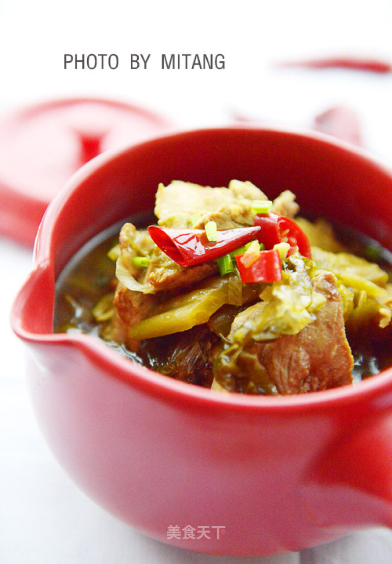 Sour Soup Pork Bone Pot recipe