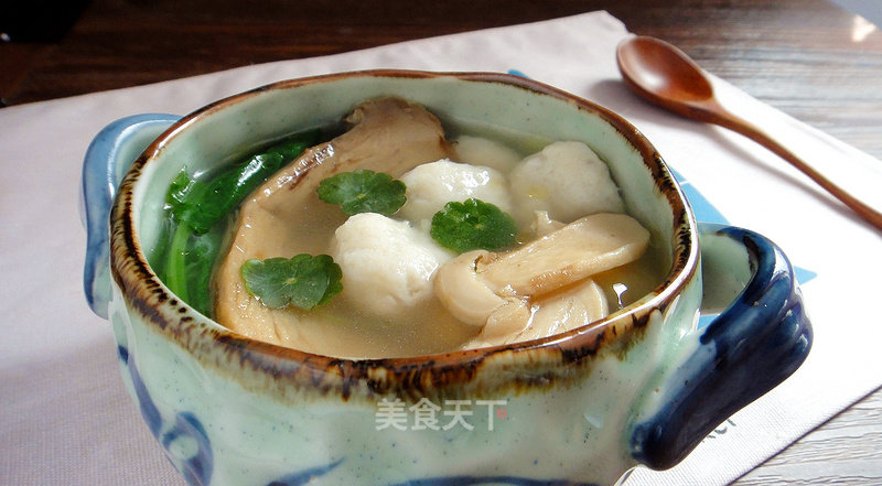 Matsutake Fishball Soup recipe