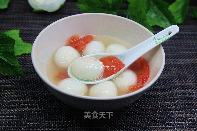 Tomato Glutinous Rice Balls recipe