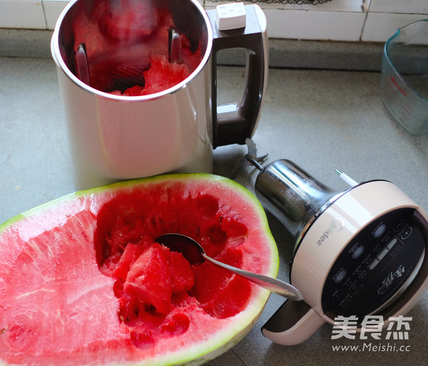 Watermelon Cold Day Sago Juice recipe