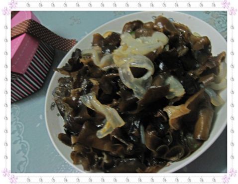 Jellyfish Mixed with Fungus recipe