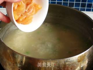 Rolled Chicken Slices Porridge recipe