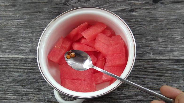 Coconut Watermelon Cold Cake recipe