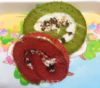 Matcha Cream Honey Bean Roll recipe
