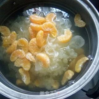 #年味# White Fungus and Red Orange Soup recipe