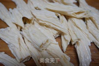 Yuba with Oyster Sauce recipe