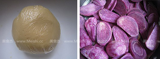 Cantonese Purple Sweet Potato Mooncake recipe