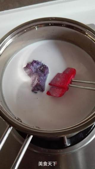 Purple Sweet Potato Oat Milk Soup recipe