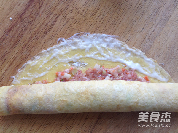 Minced Meat and Egg Rolls recipe