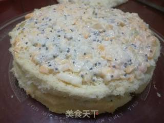 Seaweed Pork Floss Cake recipe