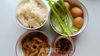 Beef Celery Egg Fried Rice recipe