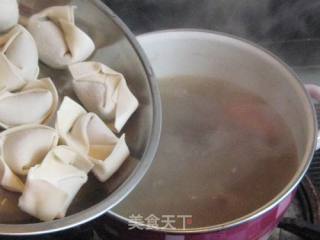 Mushroom Ribs Soup Wonton recipe