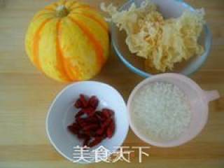 Pumpkin Snow Fungus Congee recipe