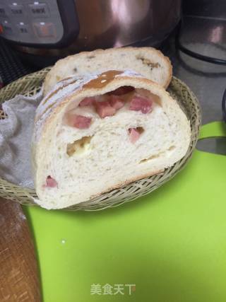 Ham and Cheese Bread, Fermented Version recipe