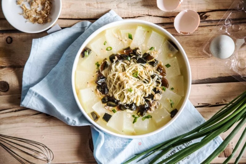 Three Fresh Steamed Winter Melon recipe