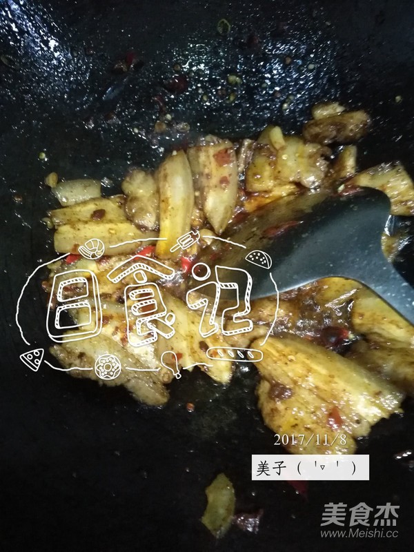 Stir-fried Yuba with Twice-cooked Pork recipe