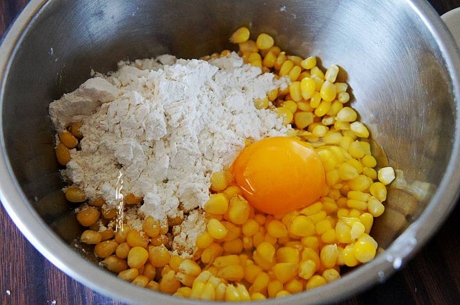 Tender Corn Omelette recipe