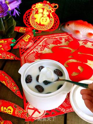 【guangdong】milk Stewed Flower Gum recipe