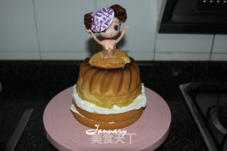 Confused Doll Cake recipe