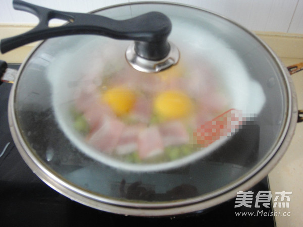 Stinky Tofu Bacon Steamed Egg recipe