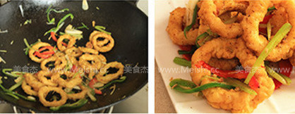 Flavored Squid Rings recipe