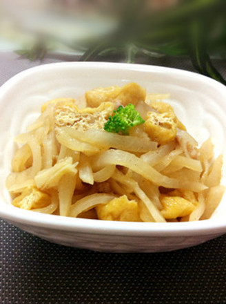 Shredded Radish with Minced Meat