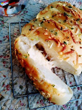 #四session Baking Contest and It's Love to Eat Festival# Scallion Cheese Bread Bars recipe