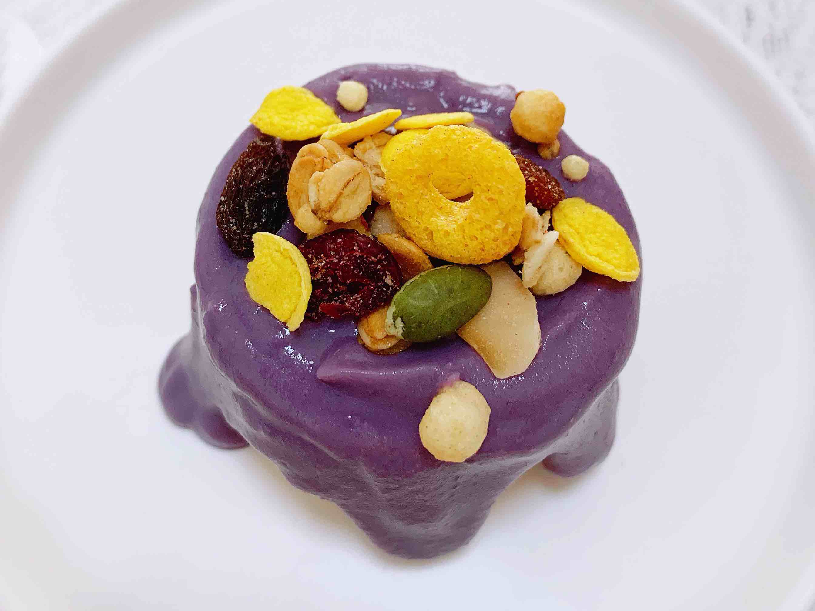 Lava Purple Sweet Potato Tofu Cake recipe