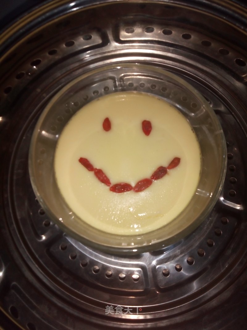 Chinese Wolfberry Egg Custard recipe