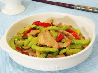 Bitter Gourd Fried Pork recipe