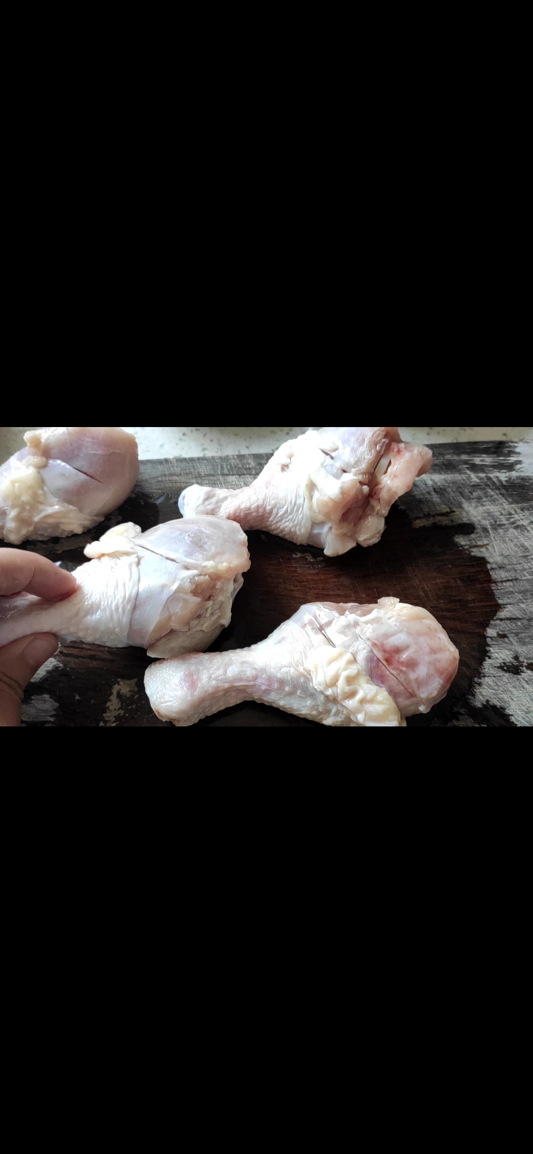 Chicken Drumsticks with Egg Yolk recipe