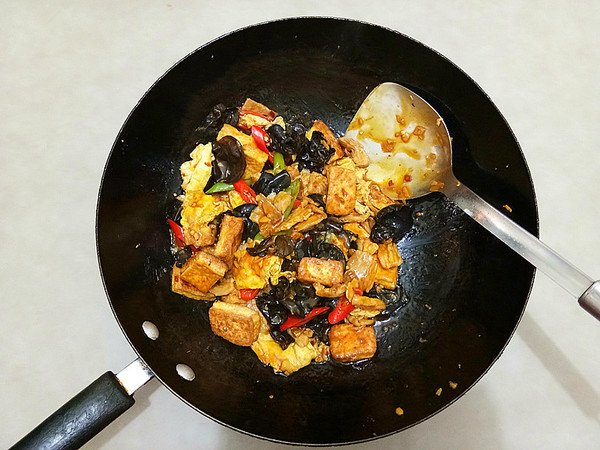 Tofu with Fungus recipe