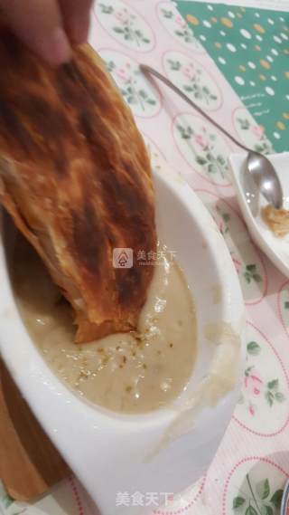 Puff Pastry Minced Chicken and Mushroom Soup recipe