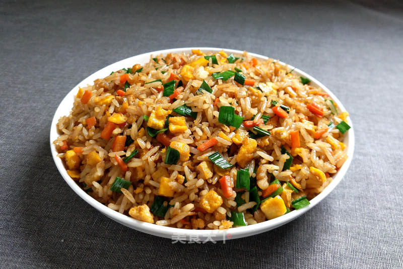 Fried Rice with Lard and Egg recipe