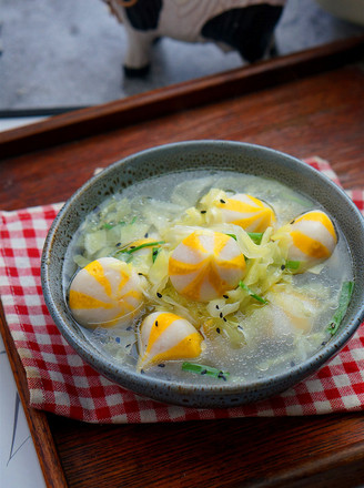 Cabbage Fish Roe Soup recipe