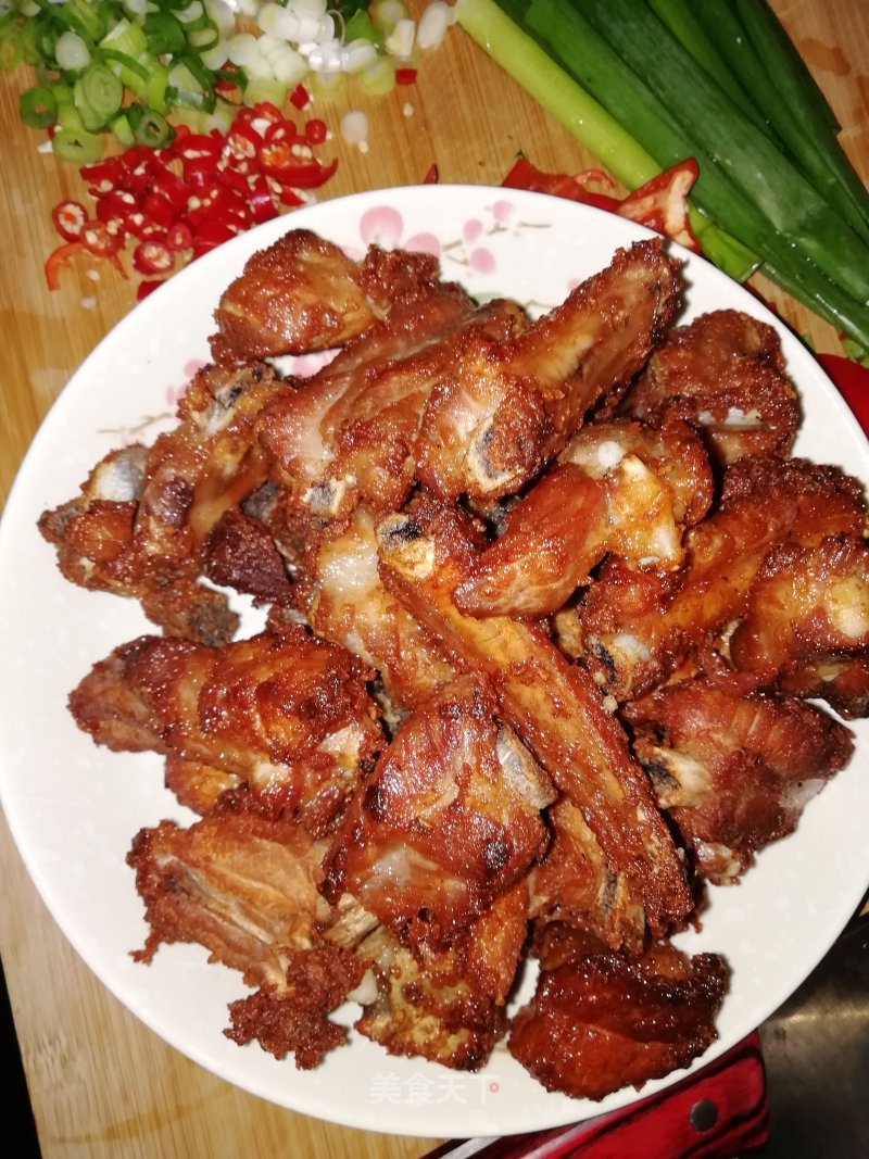 Fried Pork Ribs with Fermented Bean Curd recipe