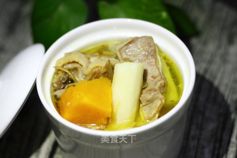 Yam Pumpkin Lamb Chop Soup recipe