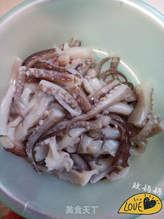 Squid Head with Spicy Sauce recipe