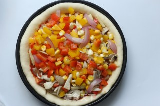 Chicken and Vegetable Pizza recipe