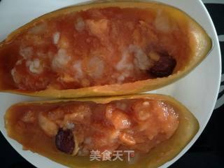 Papaya Snow Clam recipe