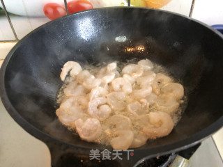 Stir-fried Shrimp with Mushroom and Winter Bamboo Shoots recipe