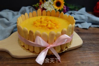 Eight Inch Mango Mousse Cake recipe