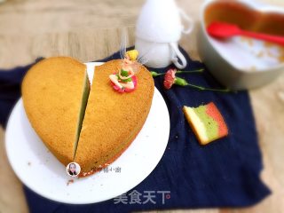 # Fourth Baking Contest and is Love to Eat Festival# Rainbow Love Chiffon recipe