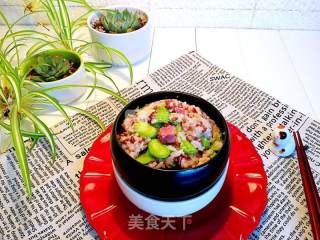 Bacon and Douban Multigrain Rice recipe