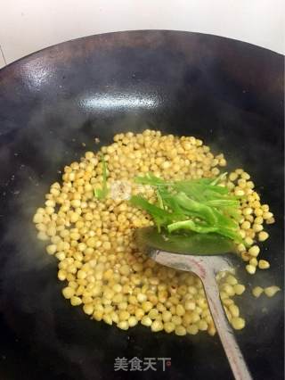 Green Pepper Shredded Corn Kernels recipe