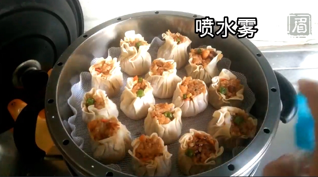 Pleurotus Eryngii, Shrimp, Clam Sauce, Glutinous Rice Siu Mai recipe