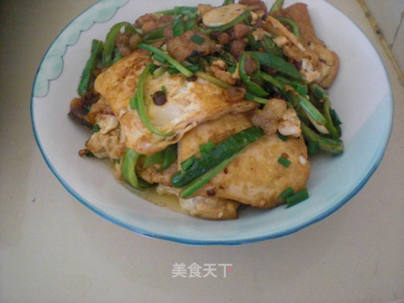 Fried Tofu with Meat recipe
