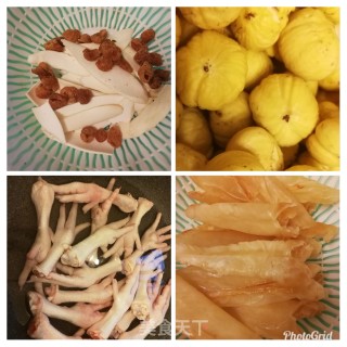 Fish Maw and Yam Chicken Feet Soup recipe